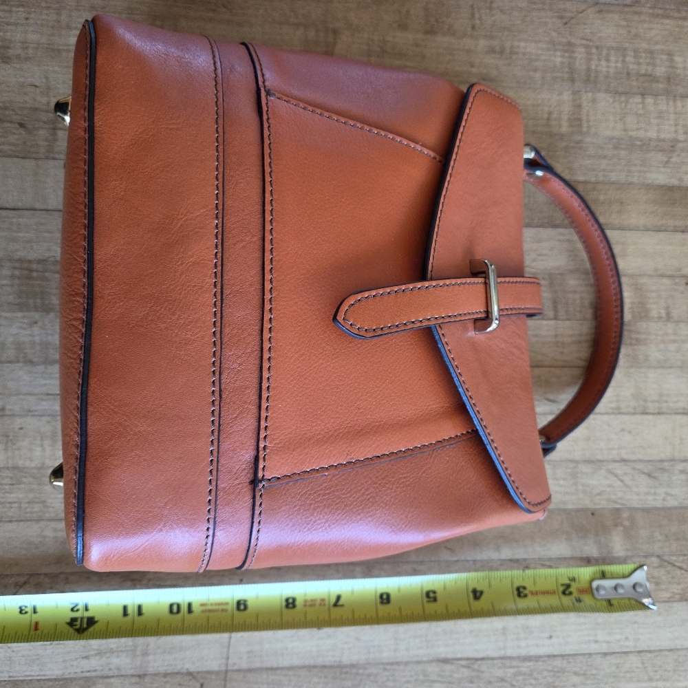 Italian Leather Handbag / Crossbody Bag Handmade By Divina Firenze - Picture 13 of 15